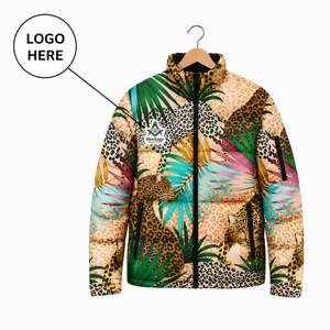 Veste matelassée d'hiver personnalisée avec logo sublimé, style franc-maçon, pour la vente en gros - Product Image 1