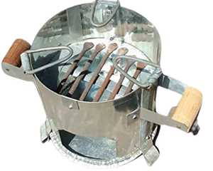 Parrilla de Carbón de Acero Inoxidable con Rejilla Extraíble - Product Image 4