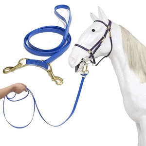 Lujoso Halter de Polo Ajustable de Cuero/Nylon con Acolchado Suave y Duradero, Ajuste Cómodo, Herrajes para Equitación y Entrenamiento - Product Image 5
