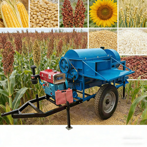 Batteuse Commerciale Multi-Cultures à Large Application, Décorticage et Séparation Rapides pour le Traitement du Grain des Fermes Africaines HJ-5TD900 - Product Image 1