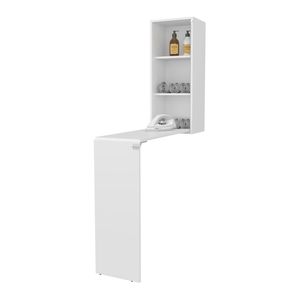 Mesa Plegable Blanca con Almacenamiento para Organización del Hogar - Product Image 4