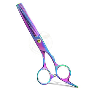 Japanese 440C Stainless Steel Adjustable Screw Professional Right-Handed Hair Salon <b>Barber</b> Scissors Sharp <b>Blades</b> 6.5 Inch - Product Image 4
