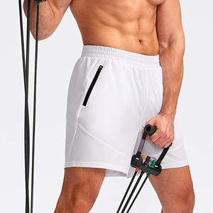 กางเกงขาสั้นออกกำลังกายขายส่ง ระบายอากาศได้ดี เหมาะสำหรับวิ่งและเล่นกีฬา มีกระเป๋าซิป แถบสะท้อนแสง สำหรับผู้ชาย - Product Image 3