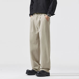 Pantalon de jogging décontracté pour homme 100 % coton avec cordon de serrage, confortable, épais, taille mi-haute, respirant et écologique - Product Image 3