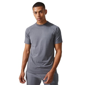 Camiseta de Gimnasio de Alta Calidad con Logotipo Personalizado, Corte Ajustado, Cómoda, de Manga Corta, para Verano, Camisetas de Gimnasio para Hombre - Product Image 1