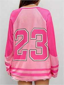 Maillots de baseball roses respirants et à séchage rapide pour femmes, tenues de softball pour le jour du match, fabriqués au Pakistan, cadeaux idéaux pour la journée. - Product Image 3