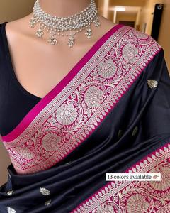 Traditional Saree Premium Designer Indian Ethnic Wear <b>For</b> <b>Women</b> Traditional Wedding Festival Celebration Stylish Elegant Outfit - Product Image 3