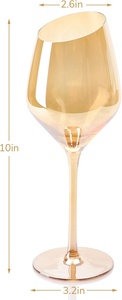 Calice da <span class=keywords><strong>Vino</strong></span> in Cristallo Beasea, Bicchieri di Lusso a Stelo Lungo per <span class=keywords><strong>Vino</strong></span> Rosso, Personalizzabili - Product Image 4