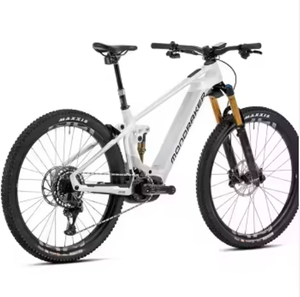 จักรยานเสือภูเขาไฟฟ้า รุ่นพรีเมียม คุณภาพสูง Crafty Carbon RR SL สีเงินขาว Enduro AM EMTB - Product Image 1