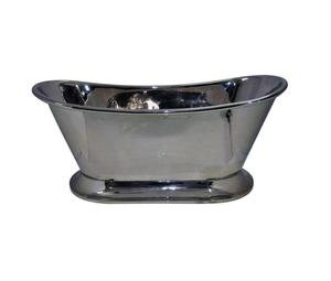 Bañera Ovalada Moderna de Cobre Ecológica sin Tapa, Bañera Independiente Resistente para Adultos - Product Image 5