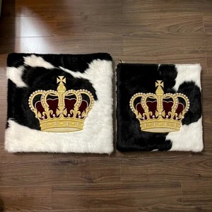 Écusson de luxe personnalisé en forme de couronne, brodé, en cuir, avec strass, appliqué doré, pour sacs, accessoires vestimentaires, épingle de sûreté - Product Image 6