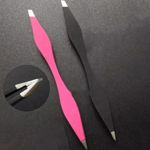 Pince à épiler pour sourcils en acier inoxydable à double extrémité, design innovant pour des sourcils audacieux et naturels, pince à épiler pour sourcils à double extrémité - Product Image 4