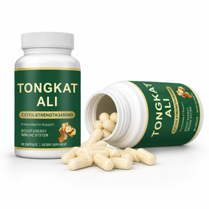 Capsules d'extrait d'écorce de Tongkat Ali et d'herbe de chèvre cornée de qualité alimentaire, personnalisées, suppléments à base de plantes, extraction liquide-solide, pour hommes - Product Image 2