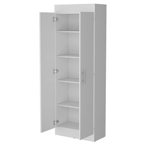 Armadio Dispensa da Cucina Bianco a 5 Ripiani - Product Image 4