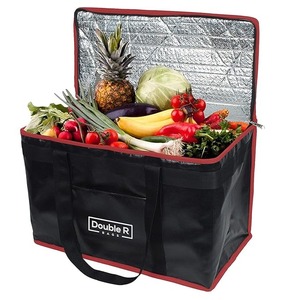 Double R Insulated Cooler Bag 20L With Zipper Closure For Picnic Food Storage - Product Image 4