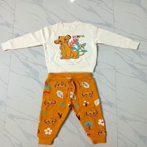 ¡Nueva llegada de alta calidad de los niños de manga larga Camiseta Set Venta de ropa usada al por mayor de fabricante indio! - Product Image 4