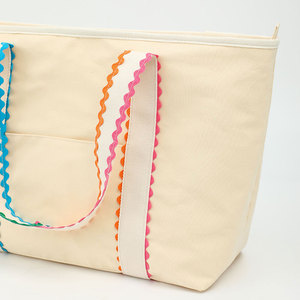 Sac de courses promotionnel personnalisé avec logo, réglable, résistant à l'eau, en polyester durable, écologique, pour usage extérieur, imprimé numériquement, tendance - Product Image 4