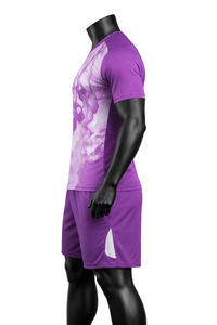 Conjunto de Uniforme de Fútbol Personalizado por Sublimación, Uniforme de Fútbol Masculino con Diseño Gráfico, Equipación de Equipo, Ropa Deportiva Transpirable de Secado Rápido, OEM ODM - Product Image 4