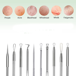 Extractor de Puntos Negros de Doble Punta, Aguja para Eliminar Acné, Limpiador Facial de Poros, Instrumento de Belleza de Acero Inoxidable - Product Image 6