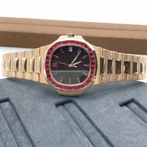 Reloj de Diamantes Cultivados en Laboratorio de Alta Calidad, Totalmente Personalizado, para Hombre, Estilo Hip Hop, Regalo de Joyería de Diamantes - Product Image 3