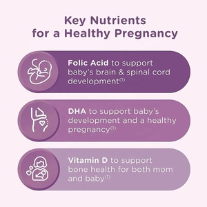 Gommose Multivitaminiche Prenatali con Acido Folico e DHA, Integratore Vitaminico per la Gravidanza per la Salute di Mamma e Bambino, Supporto Immunitario e Cerebrale - Product Image 2