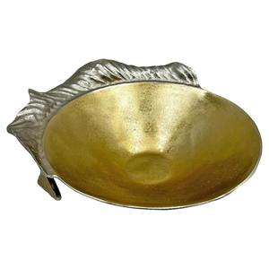 ชามเปลือกหอยหรูหราพร้อมฐานตั้ง ของตกแต่งบ้าน อุปกรณ์ตกแต่งโต๊ะ ชามตกแต่งงานแต่งงาน ของใช้บนโต๊ะอาหาร - Product Image 5