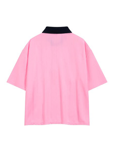 เสื้อโปโลวินเทจทรงโอเวอร์ไซส์ คอปกโปโล ผู้ชาย ผู้หญิง ทรงหลวม สตรีทแวร์ รับสกรีนโลโก้ เสื้อยืดคอโปโล สไตล์เกาหลี - Product Image 2