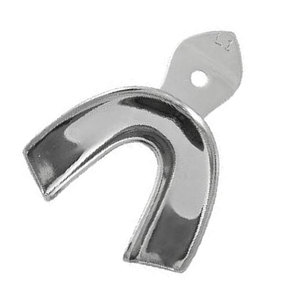 Bandeja de Impresión Dental de Calidad Premium con Borde L1, Sólida, Tamaño Inferior XL, de Acero Inoxidable, Reutilizable, Autoclavable, Sin Perforaciones - Product Image 5