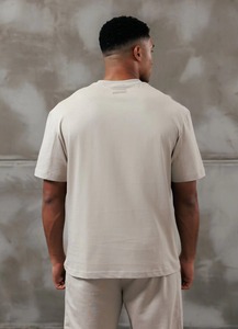 Camiseta de hombre de corte holgado con hombros caídos, oversize, de lavado pesado, manga corta, informal, con estampado gráfico, estilo streetwear. - Product Image 6
