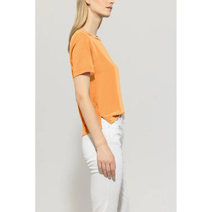 Camiseta Corta Oversize para Mujer, Manga Corta, Corte Holgado, Informal, Tela Suave y Ligera, Logotipo Personalizado, Varias Tallas - Product Image 6