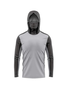 Camisa de Pesca con Capucha para Hombre, Protección Solar UPF 50, Manga Larga, Anti-UV, Secado Rápido, Poliéster Transpirable, Resistente al Viento, para Actividades al Aire Libre - Product Image 3