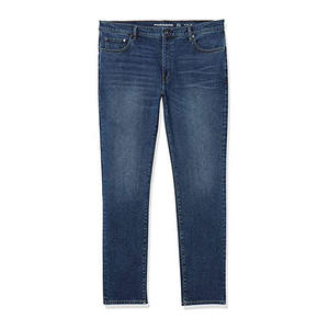 Jeans Casuales Ligeros de Mezclilla para Hombre, Transpirables, Ecológicos, con Cierre de Botones, Acabado Limpio, Lavado Claro, Hechos en Pakistán - Product Image 6