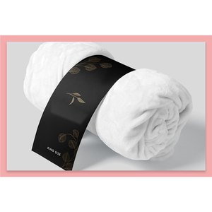 Custom Printed Belly Bands Paper Packaging Recycled Paper Wrap Labels for Retail Product Packaging Bulk Supplier - Product Image 2