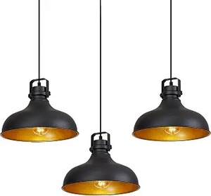 Lámpara Colgante Geométrica, Lámpara de Techo Moderna de Metal para Comedor, Cocina, Sala de Estar, Hotel, Cafetería, Diseño - Product Image 4