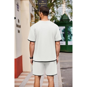 Men Casual Matching Outfit Manufacturer Cotton Cargo Shorts T Shirt Summer OEM ODM Bulk Supply - Product Image 4
