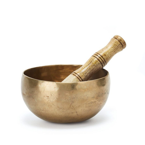 Ensemble de bols chantants tibétains martelés en laiton avec coussin et marteau pour le yoga, l'équilibrage des chakras, le soulagement du stress et de l'anxiété - Product Image 3