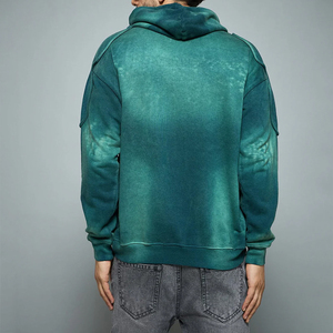 Sudadera con capucha estilo vintage para hombre, nuevo diseño, gruesa, cálida, de forro polar, holgada, para moda y uso casual. - Product Image 2