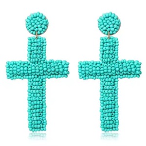 Pendientes Bohemios Hechos a Mano con Cuentas CRYSTAL CRAFT, Borlas Largas Multicolores con Cuentas Miyuki para Mujeres y Niñas (Forma Personalizable) - Product Image 5