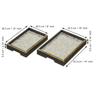 Enamel Tray for Commercial Use Enamel Tray Kitchen Accessory Enamel Tray with Artistic Print Enamel Tray for Modern Homes - Product Image 4
