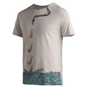 เสื้อยืดเปล่าพิมพ์ลายสกรีนผ้าไหมคุณภาพสูง โพลีเอสเตอร์ 100% ทรงปกติ ยูนิเซ็กส์ ขายส่ง สตรีทแวร์ หนานุ่ม คอกลม - Product Image 5