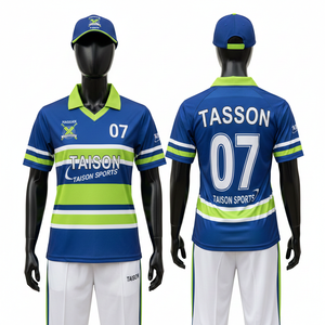 Uniforme de críquet para mujer de malla de poliéster premium, azul marino, verde lima, paneles diagonales, impresión por sublimación, logotipo personalizado, camiseta de críquet para mujer - Product Image 6