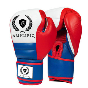 Gants de boxe en cuir de qualité supérieure pour l'entraînement, le sparring, la remise en forme, les arts martiaux, les exercices, fermeture à boucle antidérapante, protection contre les chocs - Product Image 1
