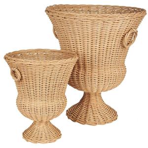 Handmade Natural Rattan Customizable <b>Floor</b> <b>Vase</b> for Living Room Decoration Eco-Friendly Modern Design From Vietnam - Product Image 1