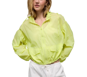 <b>Women</b> Custom Logo Windbreaker <b>Jacket</b> Breathable Hooded Casual Zip Streetwear <b>Lightweight</b> <b>Jacket</b> - Product Image 4