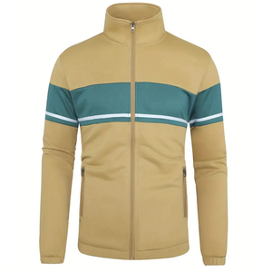 Conjunto Deportivo Informal para Hombre, Diseño Personalizado, Chaqueta con Cremallera, Pantalones, Manga Larga, Ropa de Otoño, Corte Regular, Traje de 2 Piezas - Product Image 3