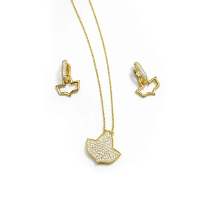 Pendientes de Aro en Forma de U con Diseño de Hiedra Radiante en Oro para Mujer, Elegantes Pendientes de Color Verde y Dorado con Diseño de Hiedra, Joyería de Moda, Pendientes de Lujo para Regalo - Product Image 2