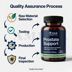 2025 Venta caliente suplemento de Salud de próstata para hombres Saw Palmetto semilla de calabaza extractos de té verde OEM ODM beneficios de desintoxicación - Product Image 2