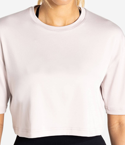 Camiseta Deportiva Personalizada con Estampado, Top Corto Holgado para Mujer, Camiseta Holgada de Manga Corta, Tops Cortos de Algodón - Product Image 5