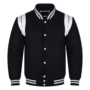 Wholesale Custom Men Baseball Jacket Heavyweight Chenille Embroidery Lettering Hip Hop <b>Quilted</b> 100 <b>Wool</b> Varsity Manufacturer - Product Image 2
