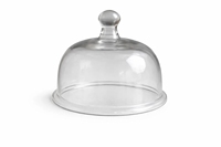 Nouvelle Arrivée - Collection Diva : Présentoir à Gâteau Vintage Victorien Fait Main en Marbre Blanc avec Cloche en Verre, 1 Pièce, Lavage Manuel Recommandé